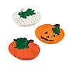 4" Mini White DIY Ceramic Pumpkin-Shaped Bowls &amp;#8211; 12 Pc.  Image 1