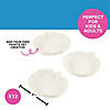 4" Mini White DIY Ceramic Pumpkin-Shaped Bowls &amp;#8211; 12 Pc.  Image 2