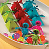 4" Neon Smile Face Porcupine Vinyl Bendable Animal Toys - 24 Pc. Image 1
