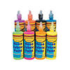 4 oz. Assorted Neon Colors Fabric Paint Art Supplies - Set of 8 Image 1