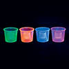 4 oz. Neon Bomber Disposable Plastic Cups - 20 Ct. Image 1