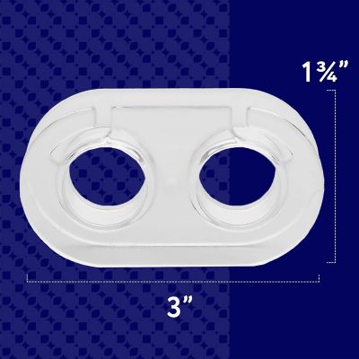 [4 Pack] Blind Cord Holder -Clear Window Blind String Holder Matches Decor - No Tools Required Image 3