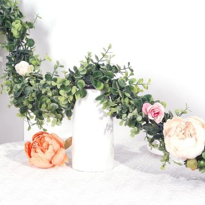 4 Pack Faux Eucalyptus Greenery Garland Image 1