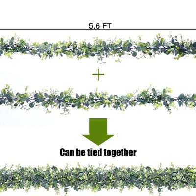 4 Pack Faux Eucalyptus Greenery Garland Image 3