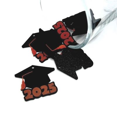 4 Pcs 2025 Graduation Cap Charms Image 1