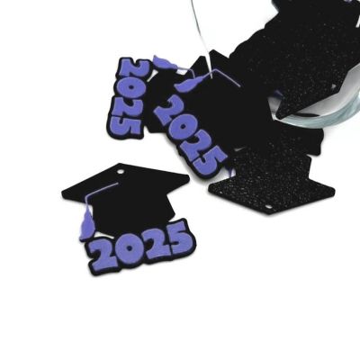 4 Pcs 2025 Graduation Cap Charms Image 1