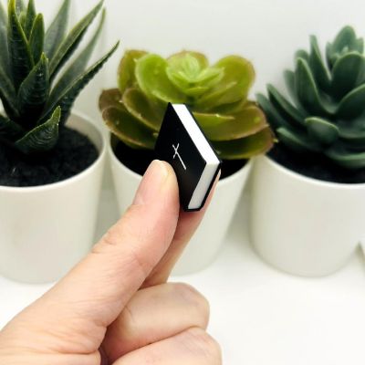 4 Pcs 3D Black Bible Book Charms Image 3