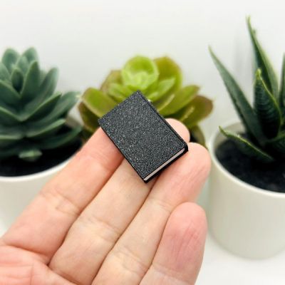 4 Pcs 3D Black Book Charms Image 3