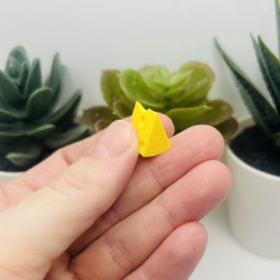 4 Pcs 3D Cheese Wedge Charms Image 3