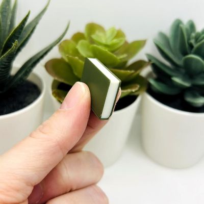 4 Pcs 3D Green Book Charms Image 3