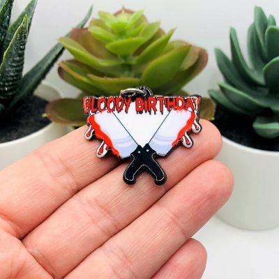 4 Pcs Birthday Sign Charms Image 1