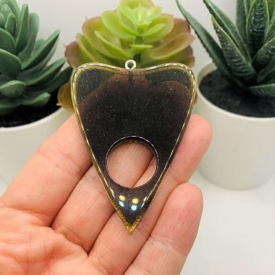 4 Pcs Black Ouija Planchette Charms Image 2