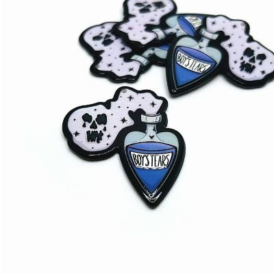 4 Pcs Boy's Tears Halloween Charms Image 1