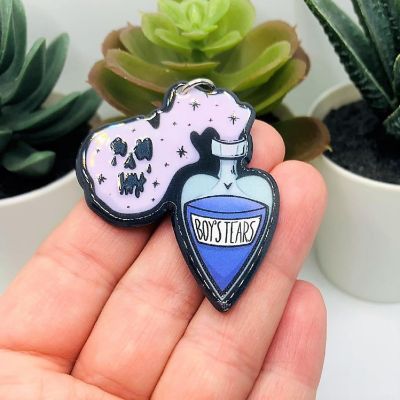 4 Pcs Boy's Tears Halloween Charms Image 2