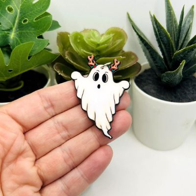 4 Pcs Christmas Ghost Pendant Charms Image 2