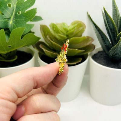 4 Pcs Christmas Mistletoe Charms Image 3