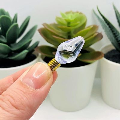 4 Pcs Clear Christmas Lightbulb Charms Image 2