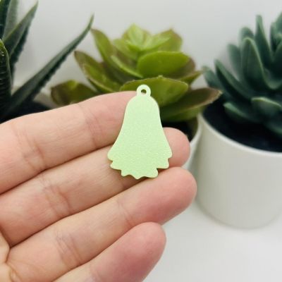 4 Pcs Cute Glow Ghost Charms Image 3