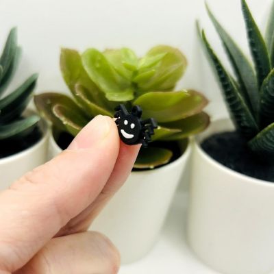 4 Pcs Cute Halloween Spider Charms Image 3