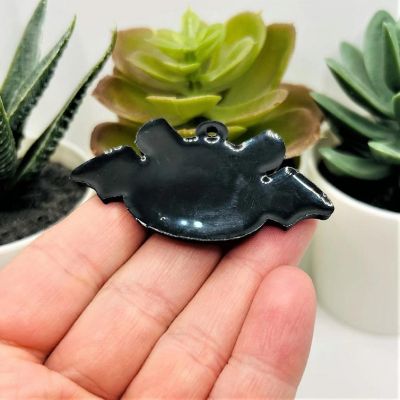 4 Pcs Cute PVC Plastic Bat Pendant Image 2