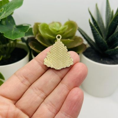 4 Pcs Enamel Christmas Tree Charms Image 2