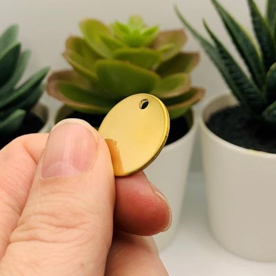 4 Pcs Gold Plated Stamping Tag Blanks Image 3