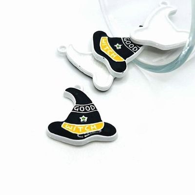4 Pcs Good Witch Halloween Charms Image 1