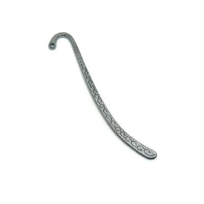 4 Pcs Gray Bookmark Base with Scrolls Image 1