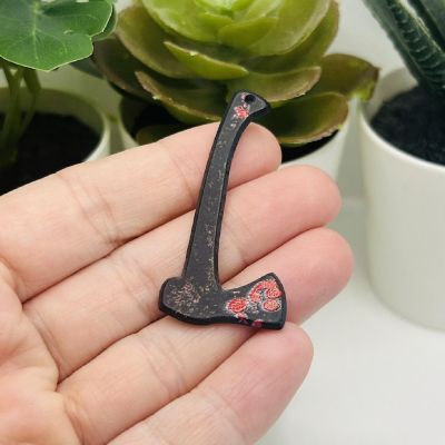 4 Pcs Halloween Axe Horror Pendant Image 1