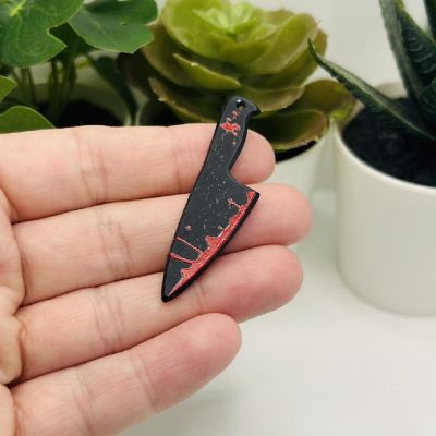4 Pcs Halloween Knife Pendants Image 2