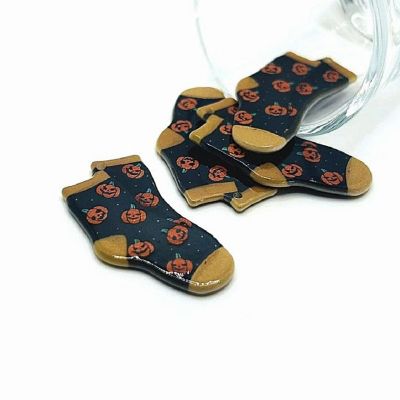 4 Pcs Halloween Socks Charms Image 1