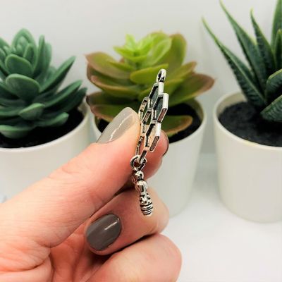 4 Pcs Honeycomb Charms with Hanging Bee Image 3