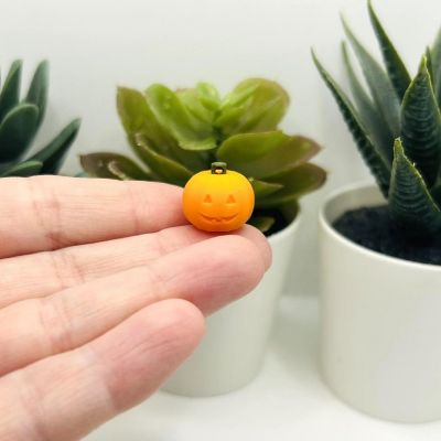 4 Pcs Jack O Lantern Pumpkin Charms Image 2