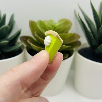 4 Pcs Key Lime Pie Charms Image 3