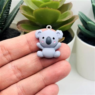 4 Pcs Koala Bear Charms Image 1