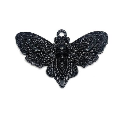 4 Pcs Large Deaths Head Moth Charms Image 1