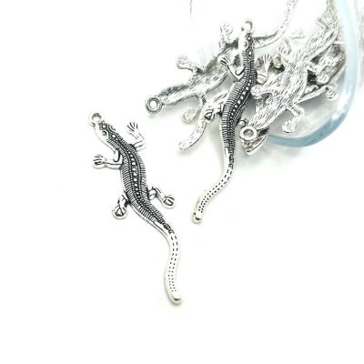4 Pcs Lizard Pendant Charms Image 1