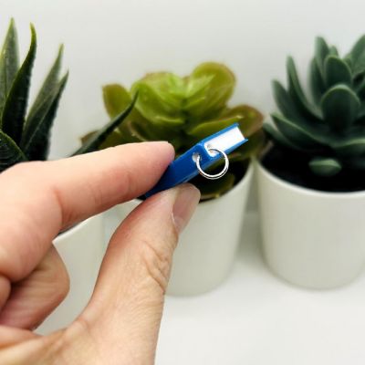 4 Pcs Math Teacher Book Keychains Image 2