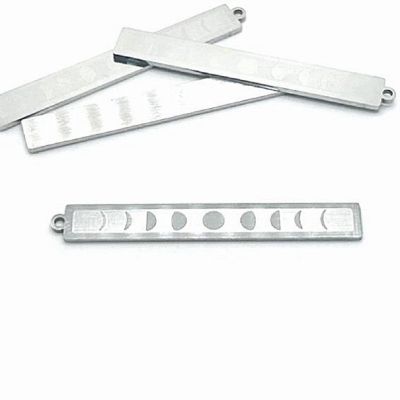 4 Pcs Moon Phases Bar Pendant Image 1