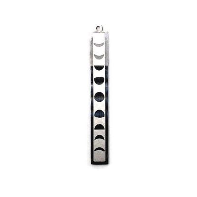 4 Pcs Moon Phases Bar Pendant Image 1