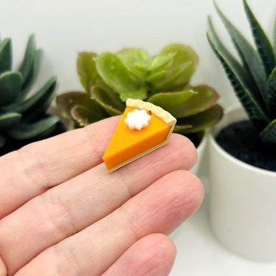 4 Pcs Pumpkin Pie Charms Image 1