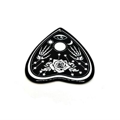4 Pcs Rose Ouija Planchette Pendants Image 1