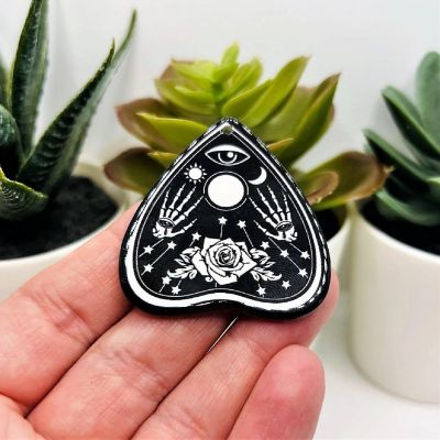 4 Pcs Rose Ouija Planchette Pendants Image 1