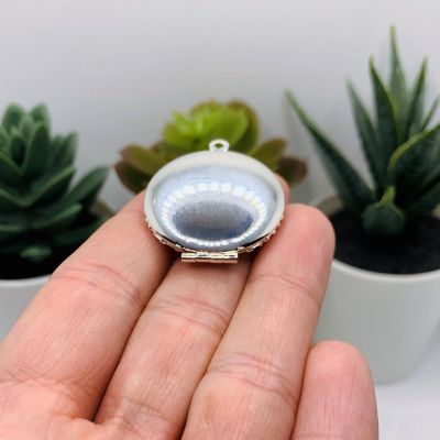 4 Pcs Silver Filigree Diffuser Lockets Image 2