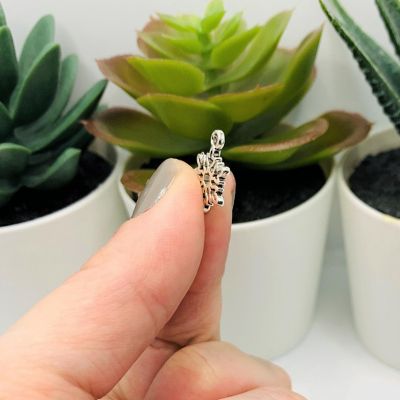 4 Pcs Silver Snowflake Christmas charms Image 2