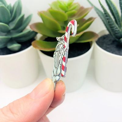 4 Pcs Skeleton Hand with Candy Canes Image 3