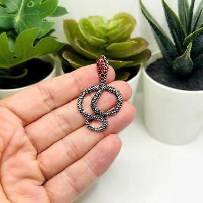 4 Pcs Snake Connector Charms Image 1