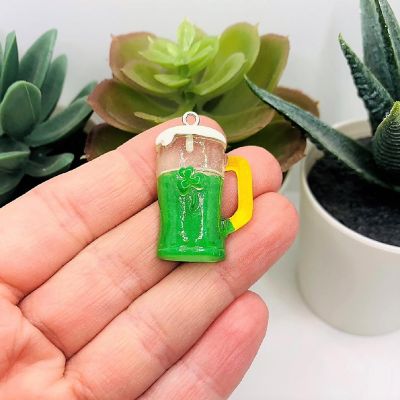 4 Pcs St. Patrick's Day Beer Charms Image 1