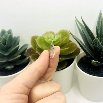 4 Pcs Steel Moth Pendants Image 2