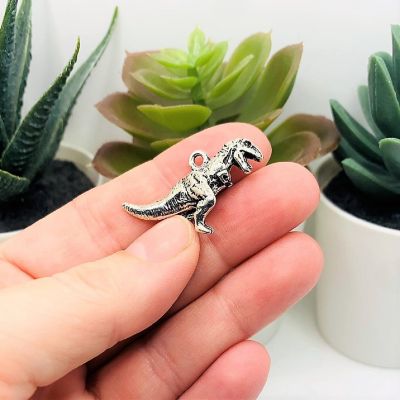 4 Pcs T-Rex Dinosaur Charms Image 2